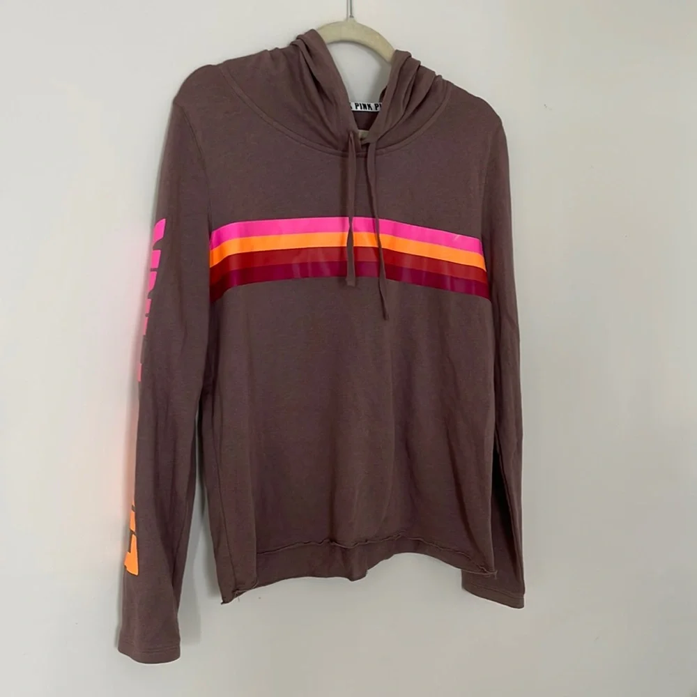 PINK Hoodie PullOver Top - Picture 8 of 8